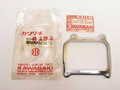 Suporte de tampa de carburador 14065-001 NOS Kawasaki 250 350 F8 F9 Bighorn W19925 - Imagem 1 de 4