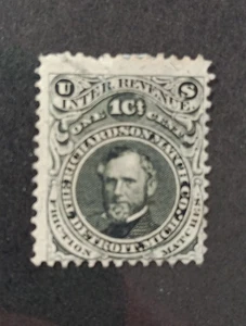 U.S.A MATCH AND MEDICINE STAMPS SCOTT RO158b. - Picture 1 of 2