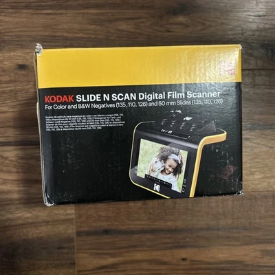 Escáner de película portátil digital Kodak Slide N SCAN pantalla LCD 5", escáner de diapositivas  Foto 1 de 4