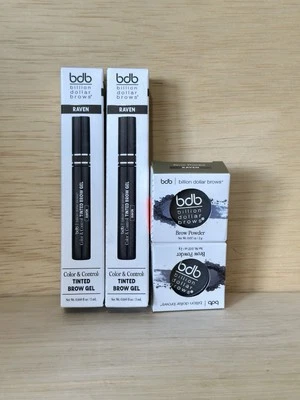 Lote 2 mil millones de dólares cejas color y control gel tintado para cejas y polvo para 2 cejas Foto 1 de 2