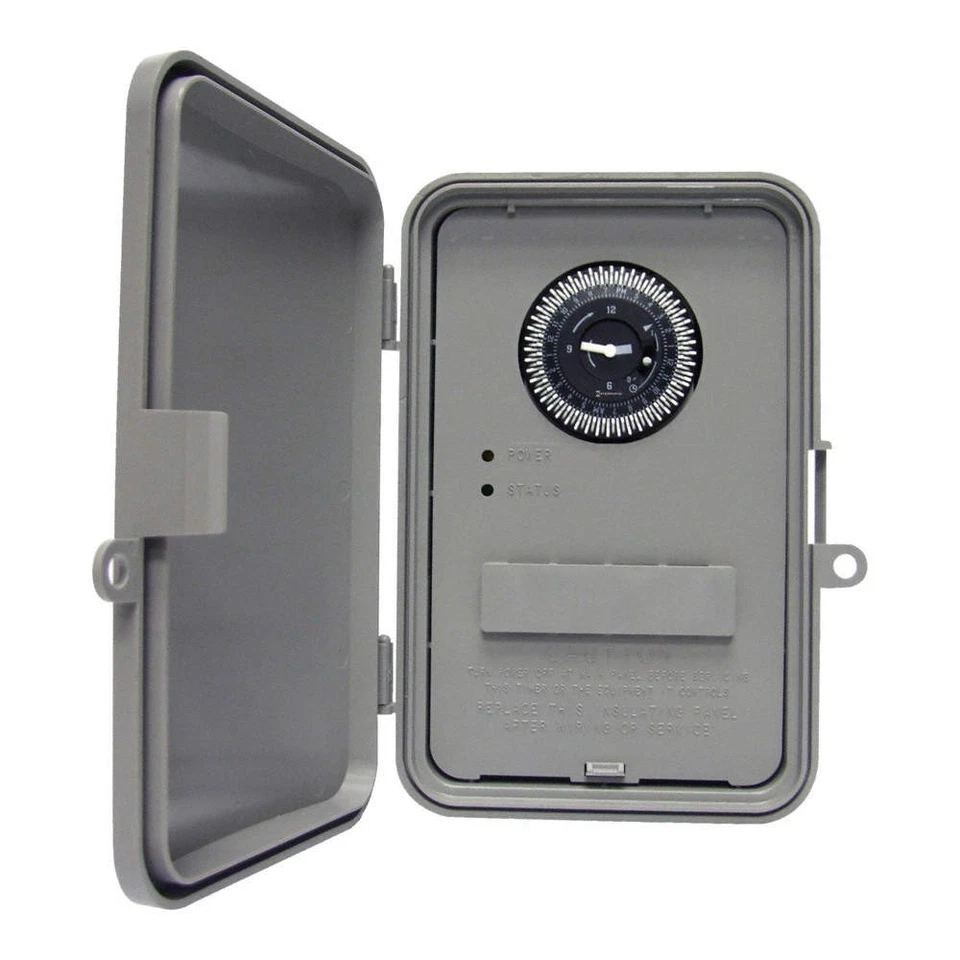 INTERMATIC GM40AV ElectromechanicalTimer,24hr,Gray,Plastic 6KFG3 - Image 1 of 1