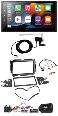 Pioneer Lenkrad USB Bluetooth DAB 2DIN Autoradio für Honda HR-V RU ab 2015 schwa - Bild 1 von 4