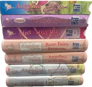 Angelina Ballerina 7 VHS Lot: Rose Fairy Princess Friends Forever In The Wings - Picture 1 of 4