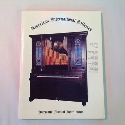 Vtg 1980 American International Galleries Review 13 Automatic Musical Instrument - Image 1 of 4