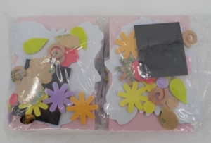 JUEGO DE 10 CUADERNO DE FAVORES DE FIESTA CHICA AMERICANA JUBILADA PAPEL FORRADO ARTESANAL COCO - Imagen 1 de 6