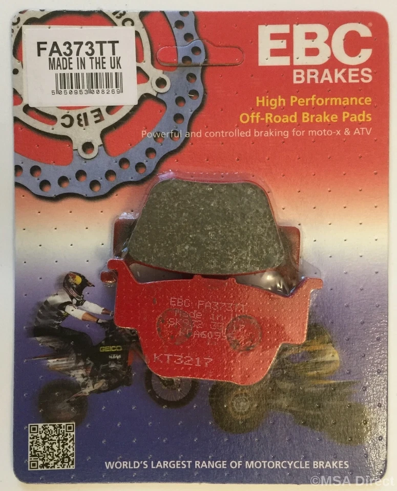 EBC Carbone Arrière Disque Frein Plaquettes (1 Set) Pour Honda TRX680 (2006 2022 - Image 1 of 1