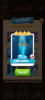 Excalibur Coin Master Rare Card *Fast Delivery* 24/7