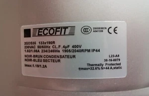 Germany ECOFIT100% Brand New and Original Inverter Fan 2GDS35 133*190R - Picture 1 of 3
