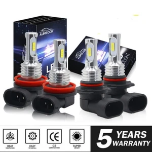 6000K Led Headlight High Low Bulbs 4x For Mazda 6 i Sedan 4-Door 2.5L 2014-2016 - Picture 1 of 15
