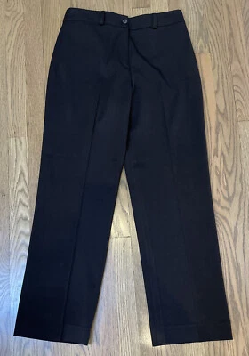 Pantalones de vestir para mujer Thalian vintage de polietileno/rayón/viscosa talla 8 pequeño chocolate Foto 1 de 4