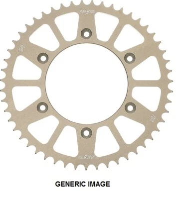 Piñón trasero de aluminio Works Triplestar 46T para Honda CR125R 1998-1999 Foto 1 de 3