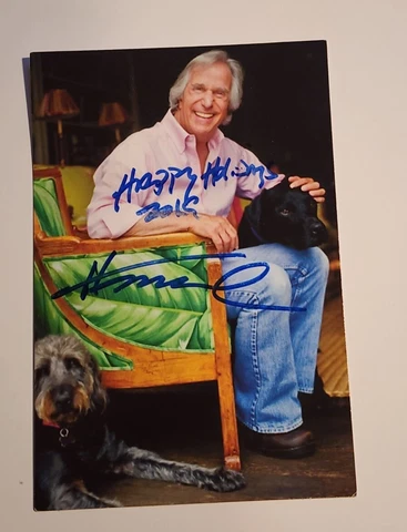 Henry Winkler Actor Signed Photo JSA COA Happy Days The Fonz Autograph Auto Cover