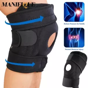 Compression Knee Brace Patella Support Meniscus Joint Pain Arthritis Wrap Unisex - Picture 1 of 20