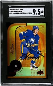2022-23 UPPER DECK MVP Colors & Contours /250 OWEN POWER #140 Rookie SGC 9.5 - Picture 1 of 2