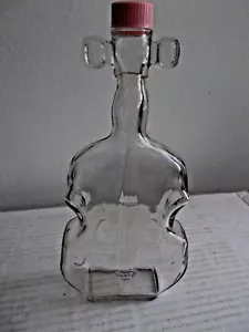 Bottiglia di vetro trasparente per violino/violoncello vintage - Foto 1 di 5