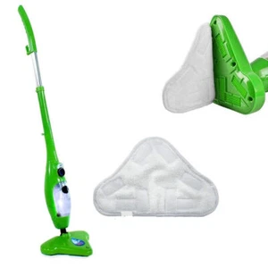 Brand New H20 H2O StickOn White (X5 Steam Mop) Washable Cleaning Pads Microfiber - Picture 1 of 18