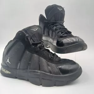 Nike Air Jordan Carmelo Anthony Melo High Top Sneakers Youth 7Y Black Basketball - Picture 1 of 12