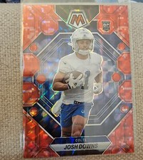 JOSH DOWNS 2023 Panini Mosaic Football RC RED PRIZM #339 Indianapolis colts