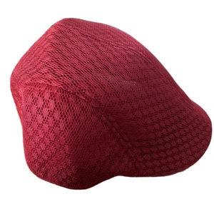 NEU Herren Milani ROT Mesh belüftet Fahrerhut, Cabby Style, Freizeit Sommerhut - Bild 1 von 5