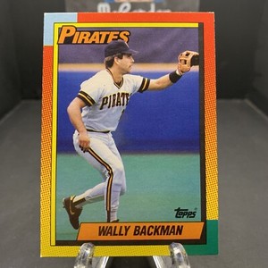 1990 Topps Traded Factory Set White Back Wally Backman #5T Pittsburgh Pirates