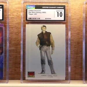 Lando Calrissian - 1993 Star Wars Galaxy Series 1 #31 CGC GEM MINT 10 - Picture 1 of 4