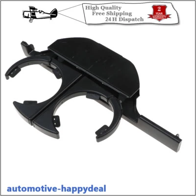 Front Center Console Drink Cup Holder (RHD) For BMW E39 5 Series 1995-2004 Black - Image 1 of 4