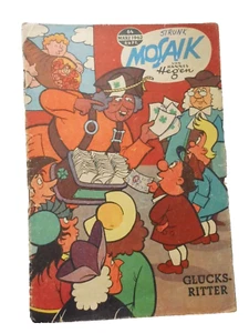 DDR Comic Mosaik 1. Auflage Nr. 64 März 1962 Glücks-Ritter noch gut - Bild 1 von 3