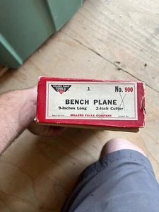 Millers Falls Vintage No 900 Smoothing Plane With Original Box - Picture 1 of 1