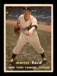 1957 Topps #25 Whitey Ford VGEX Yankees 525513 - Picture 1 of 2