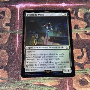 Lámina Desmond Miles, single de colección, UB: Assassin’s Creed rara 0024 - Imagen 1 de 4