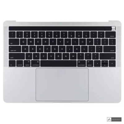 Un estuche superior OEM reposamanos + teclado + panel táctil + batería MacBook Pro A1706 plateado Foto 1 de 3
