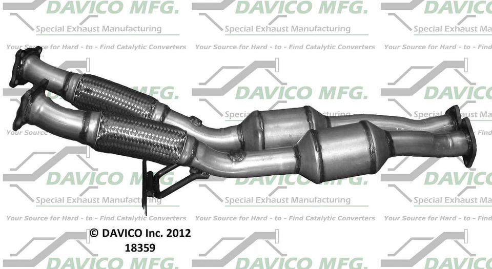 Convertidor catalítico-ajuste exacto Davico 18359 se adapta 07-10 Volvo XC90 3,2 L-L6 Foto 1 de 4