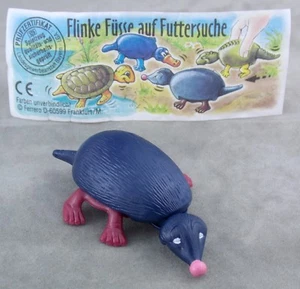 Überraschungsei Figur Paul der Maulwurf 1995 flinke Füsse auf Futtersuche - Imagen 1 de 2