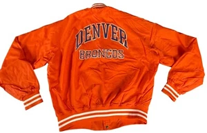 Vintage 80s Chalk Line Denver Broncos Varsity Jacket - Size Large - Bild 1 von 10