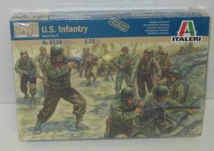 Italeri 1/72 20mm WWII US Army Infantry 6120 48 unpainted figures - Picture 1 of 2