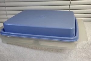 Tupperware Devilled Eierablage. Blue Seal. Weiße Einsätze. Clear Base! Neu! Selten! - Bild 1 von 12