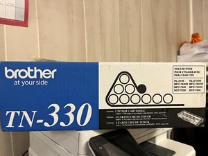 Cartouche de toner laser noir Brother authentique TN-330 (TN330) boîte ouverte - sac scellé - Photo 1/1