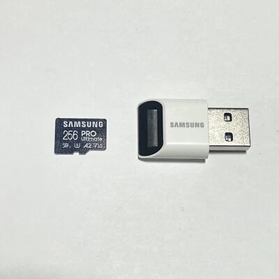 Saumsung PRO Ultimate 256GB microSDXC with USB 3.0 Reader MB-MY256SB/AM - Image 1 of 2