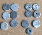 13 Antique Medium Lead Buttons / Curtain Weights 25Mm Diameter