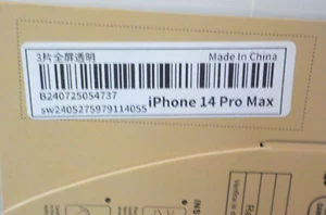 Three Screen Savers IPhone 14 Pro Max Premuim Tempered W/Wet Wipc Cloth New - Picture 1 of 4