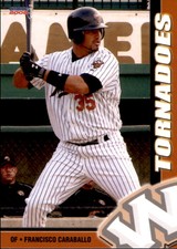 2008 Worcester Tornadoes Choice #23 Francisco Caraballo Anaco Venezuela VZ Card