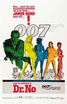 1963 From Russia With Love Movie Poster 11X17 007 James Bond Sean