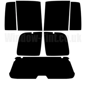 Pre Cut Window Tint for Jeep Cherokee 2003-07 5% Limo Black Rear Tinting Film - Picture 1 of 10