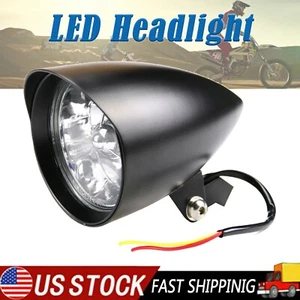 Nuevo faro bala LED de 6" para motocicleta Harley Davidson Dyna Softail Chopper - Imagen 1 de 12