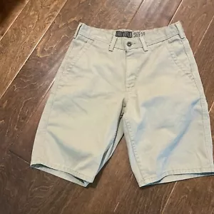 Pantaloncini corti uomo Free World Tan taglia 30 cuciture interne 10,5 tasche miste CI22 - Foto 1 di 19
