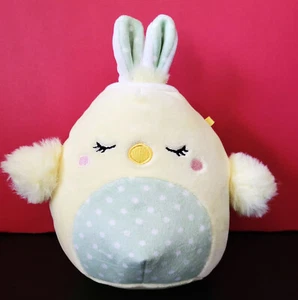Squishmallows Aimee The Chick With Bunny Ears Stuffed Animal 5" Plush Easter - Picture 1 of 3