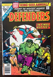 THE DEFENDERS KING-SIZE ANNAUL 1 VF+ HIGH GRADE UNREAD Hulk Dr Strange Avengers - Picture 1 of 4