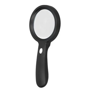 Hot LED Magnifying Glass 10x Hand Held Magnifier With Light For Office School - Picture 1 of 22