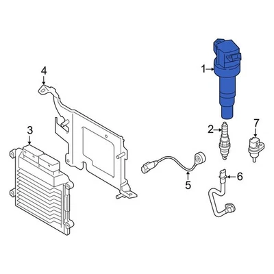 For Kia Soul EV 2015-2019 Kia 273002E000 Direct Ignition Coil Foto 1 de 3