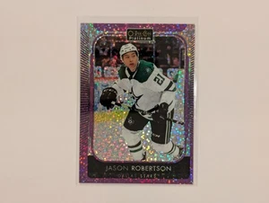 2021-22 O-Pee-Chee Platinum JASON ROBERTSON #61 Violet Pixels /299 Dallas Stars - Bild 1 von 2